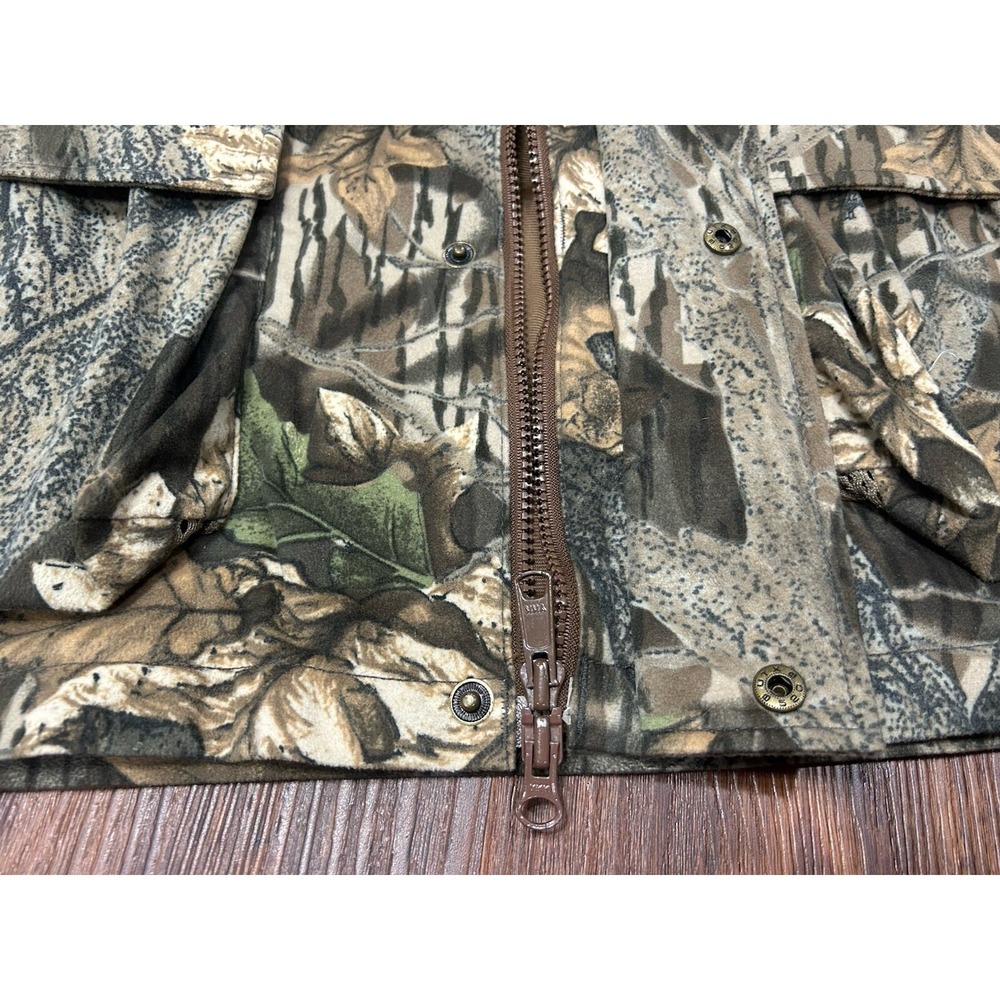 Columbia Sportswear Real Tree Camo Fleece‎ Hunting Mens Jacket XL Good Condition - Picture 10 of 16